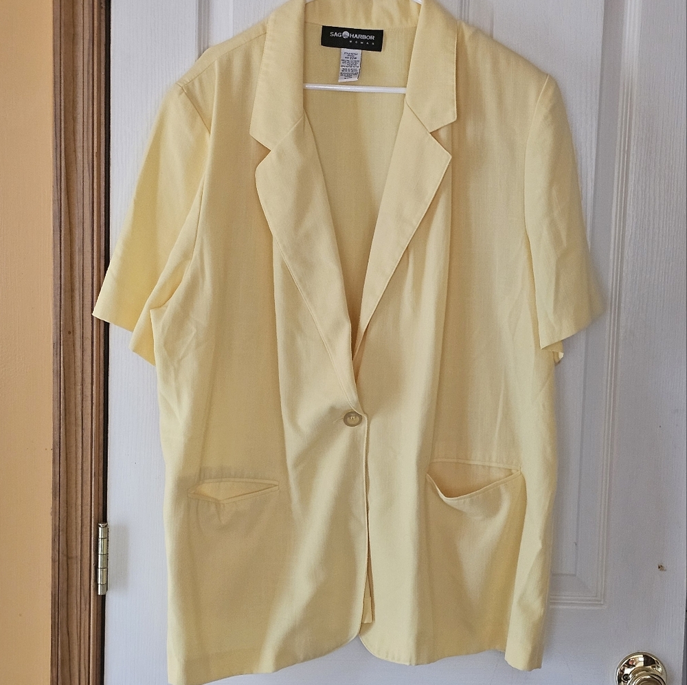 Sag Harbor Yellow Blazer